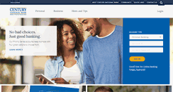 Desktop Screenshot of centurynationalbank.com
