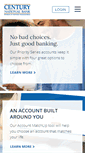 Mobile Screenshot of centurynationalbank.com